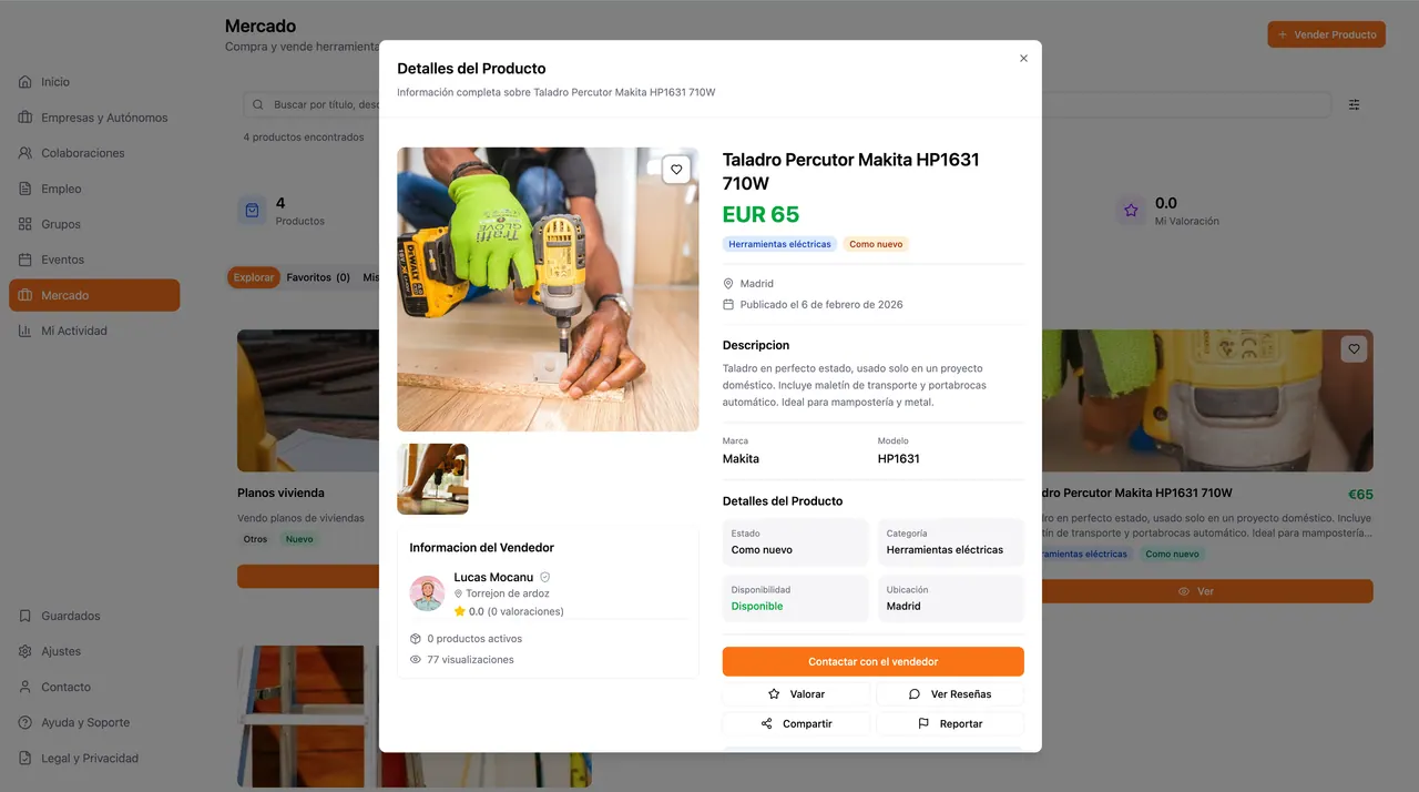Captura del mercado profesional
